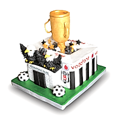 Beşiktaş Kupa Doğum Günü Pastası