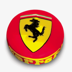 Ferrari Logolu Doğum Günü Pastası