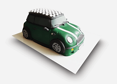 Mini Cooper Butik Doğum Günü Pastası